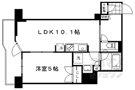 京都府京都市中京区御池通西洞院東入橋之町（賃貸マンション1LDK・7階・40.04㎡） その2