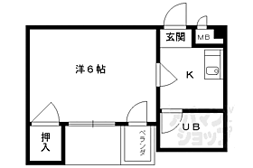 京都府京都市中京区寺町通四条上る東大文字町（賃貸マンション1K・4階・17.00㎡） その2