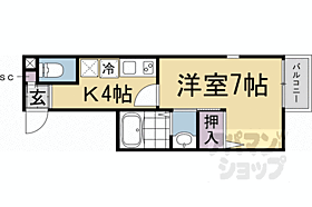 京都府京都市左京区一乗寺北大丸町（賃貸マンション1K・3階・24.78㎡） その2