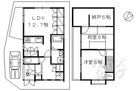 京都府京都市北区上賀茂赤尾町（賃貸一戸建2LDK・--・63.76㎡） その2