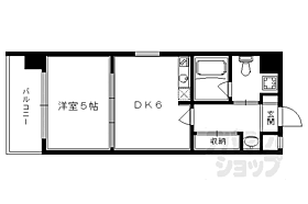 京都府京都市下京区油小路通高辻下ル麓町（賃貸マンション1DK・7階・28.17㎡） その2