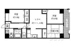 京都府京都市下京区五条通新町西入ル西錺屋町（賃貸マンション3LDK・6階・65.61㎡） その2