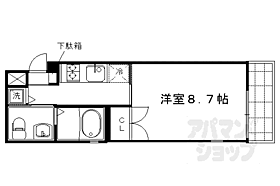 アクアプレイス京都西陣 605 ｜ 京都府京都市上京区今出川通浄福寺西入北小路中之町（賃貸マンション1K・6階・26.42㎡） その2