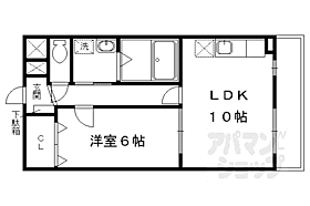 京都府京都市北区衣笠北天神森町（賃貸マンション1LDK・2階・41.14㎡） その2