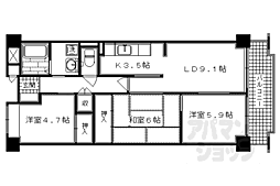 間取図画像 3LDK