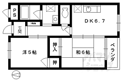 間取図画像 2DK