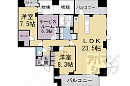 プラウド京都御所東 3階
