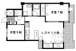 御所西ロイヤルプラザ 3階/302