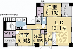 プラウド京都二条城 2階/201