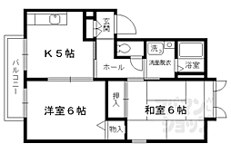 びれっじきさらぎ2 2Kの間取図画像
