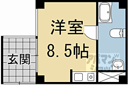 JURAKURO ワンルームの間取図画像