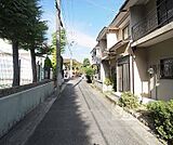 前面道路です。