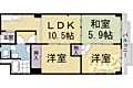 メガロコープ西陣1号棟4階9.6万円