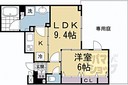 THE RESIDENCE御車道 1LDKの間取図画像