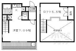 カレラデエステ 1Kの間取図画像