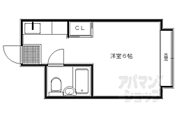コーポマルス 1Kの間取図画像