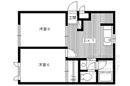 メゾントルチュ 2DKの間取図画像