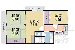 エスポワール那須 3LDKの間取図画像