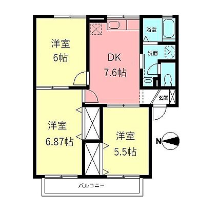 マーチ梶塚_間取り_0