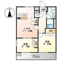 ハイム柿ノ木  ｜ 神奈川県足柄上郡開成町宮台（賃貸アパート2LDK・2階・55.45㎡） その2