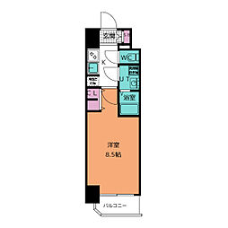S-RESIDENCE黒川本通一丁目 1Kの間取図画像
