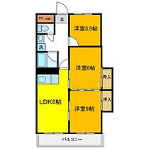 中善ハイツ 607 ｜ 新潟県新潟市中央区本馬越2丁目（賃貸マンション3LDK・6階・58.41㎡） その2