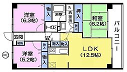 ドルチェ西新井 3LDKの間取図画像