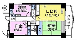 マノワール泉 3LDKの間取図画像