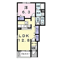 ミッテ・ドルフ西国分I 101 ｜ 和歌山県岩出市西国分423-1（賃貸アパート1LDK・1階・46.49㎡） その2