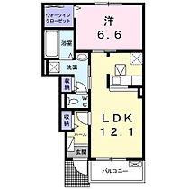 プリムヴェール 102 ｜ 和歌山県和歌山市六十谷478-3（賃貸アパート1LDK・1階・48.35㎡） その2