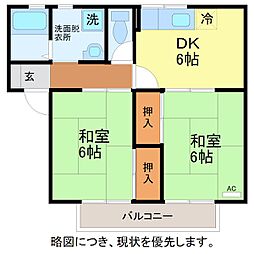 コーポかねとも　B棟 2階