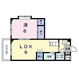 間取図画像 1LDK