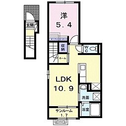 ベルセレーネ成和 2階