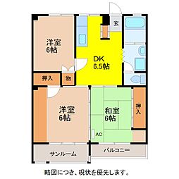 水島マンション 3階/3C