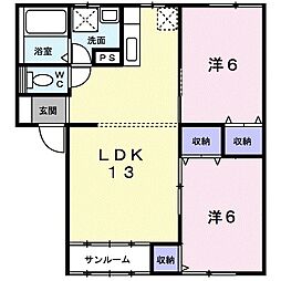 アマリュ−ジュF・B 2階/202