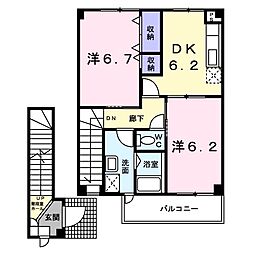 あじさい II 2階