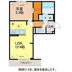 D`s Gallery 1LDKの間取図画像