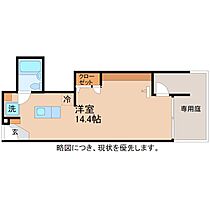 デニッシュ文京 108 ｜ 福井県福井市文京５丁目13-21（賃貸マンション1R・1階・29.07㎡） その2