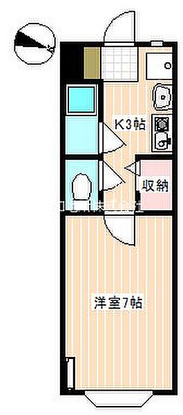 サンガーディアン 205｜山口県下関市稗田南町(賃貸アパート1K・2階・21.45㎡)の写真 その2
