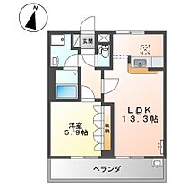 フローラル・コート  ｜ 山口県下関市豊浦町大字川棚（賃貸アパート1LDK・1階・45.50㎡） その2