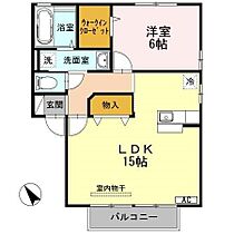 エントピア　A棟 A202 ｜ 山口県下関市大字田倉（賃貸アパート1LDK・2階・51.70㎡） その2