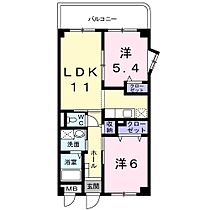 クラシカル・ヒル・ハーモニー  ｜ 山口県下関市東勝谷（賃貸マンション2LDK・1階・55.00㎡） その2