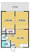 ファミールひえだ 105 ｜ 山口県下関市稗田北町（賃貸アパート2DK・1階・42.70㎡） その2