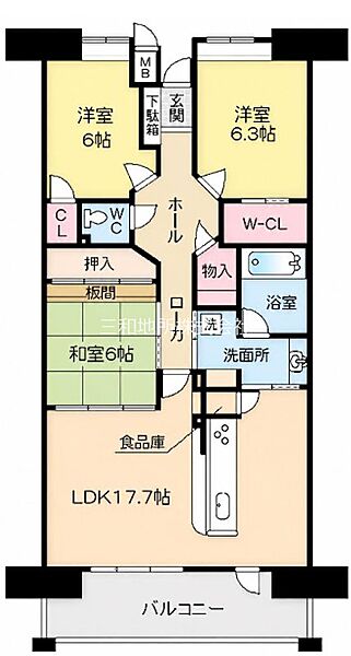 間取りを拡大表示