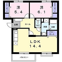 アーバンサクライＣ棟 301 ｜ 茨城県筑西市榎生1丁目2-6（賃貸マンション2LDK・3階・65.00㎡） その2