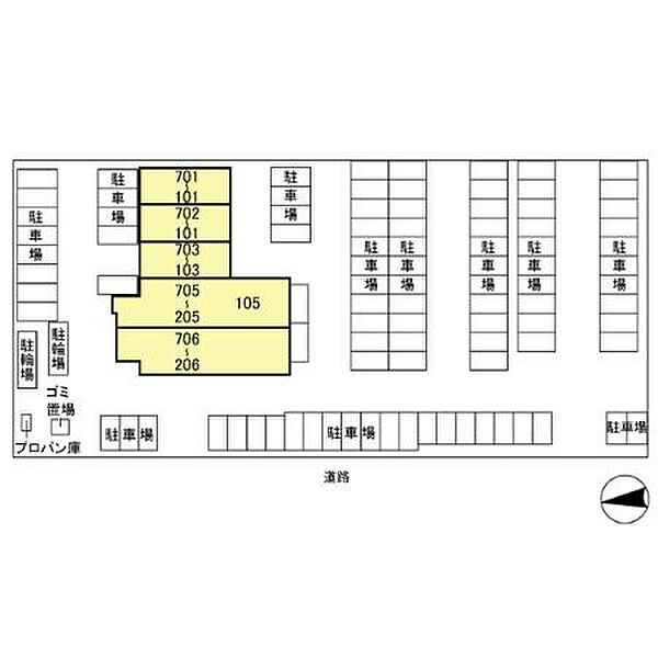 Park Side Residence（パークサイドレジデンス） 706｜茨城県つくば市学園南2丁目(賃貸マンション2LDK・7階・63.81㎡)の写真 その22