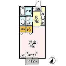 Ｈ・Ｉハウス 205 ｜ 茨城県筑西市玉戸1002-15（賃貸アパート1K・2階・26.49㎡） その2