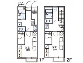 レオパレスSAKURA 207 ｜ 茨城県常総市水海道橋本町（賃貸アパート1K・2階・26.08㎡） その2