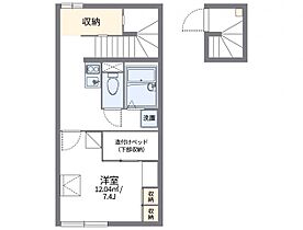 レオパレスエスピナカII 208 ｜ 茨城県稲敷郡阿見町中央2丁目（賃貸アパート1K・2階・28.15㎡） その2