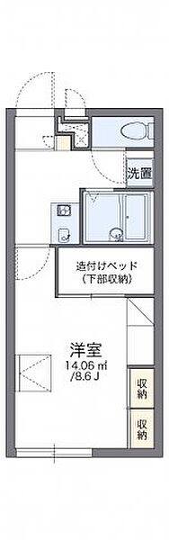 画像2:代表的な間取のため実際の間取とは異なる場合があります